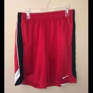 Men’s Red Nike Athletic Shorts